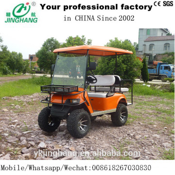 4 seats electric or gas powered hunting golf cart with off road tyre for sale